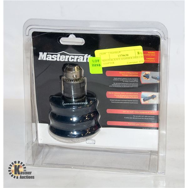 MASTERCRAFT HAMMER DRILLING ADAPTER