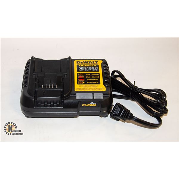 NEW DEWALT CDB 1104 12/20V BATTERY CHARGER FAST