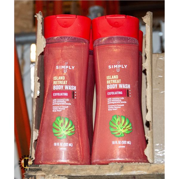 CASE OF SIMPLY U ISLAND RETREAT BODYWASH *EXPIRED*