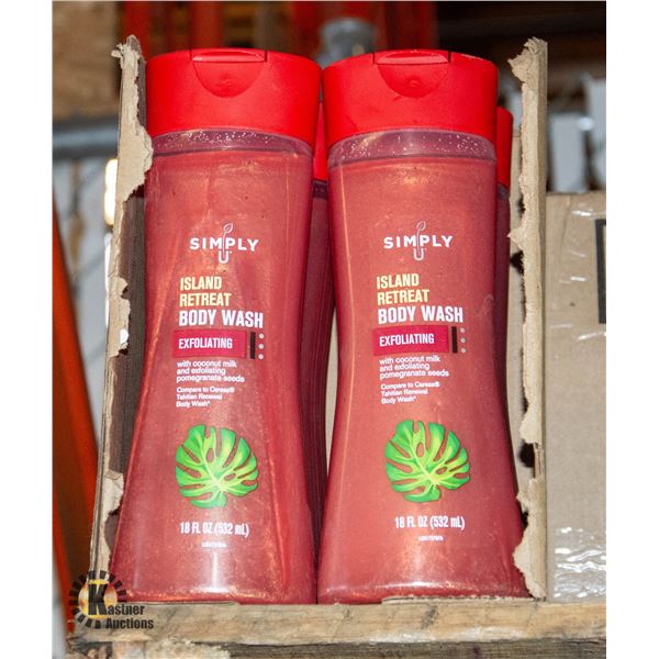 CASE OF SIMPLY U ISLAND RETREAT BODYWASH *EXPIRED*