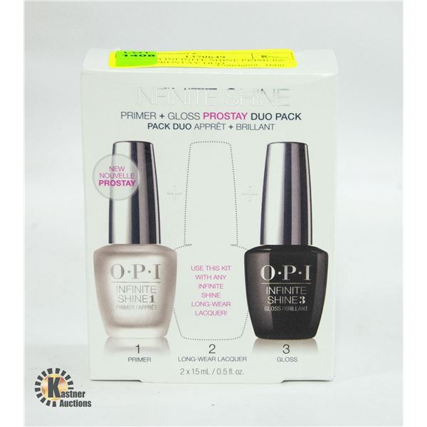 NEW OPI INFINITE SHINE PRIMER& GLOSS PROSTAY DUO