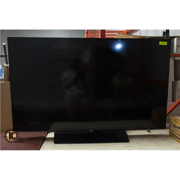 58" SAMSUNG FLAT SCREEN TV WITH REMOTE TESTED