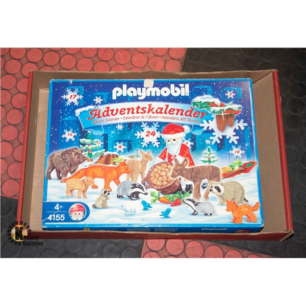PLAYMOBIL ADVENT CALENDAR BOX OPENED