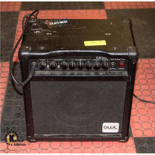 GWL GUITAR AMP WITH OVERDRIVE & REVERB TESTED WORK