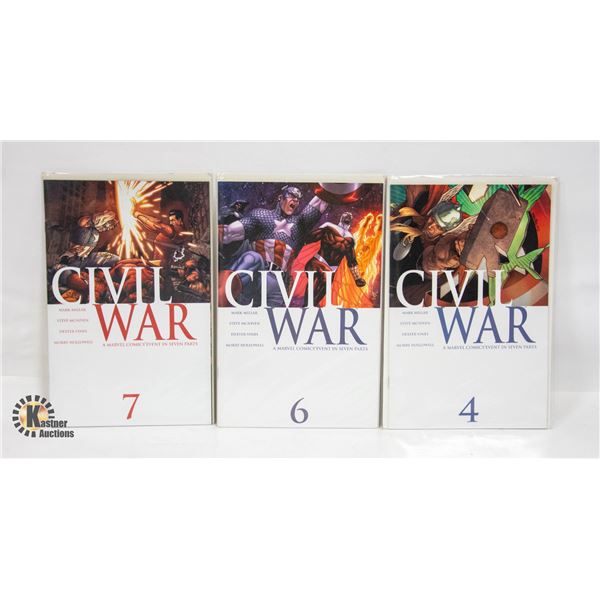 MARVEL COMICS LOT OF 3 EVENT