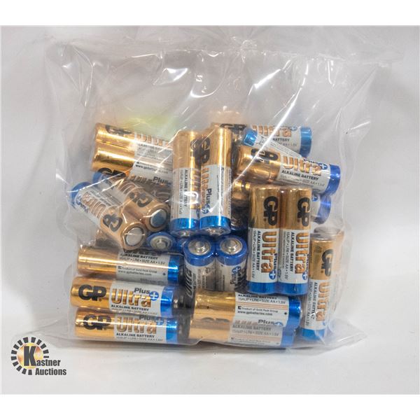 40 AA ALKALINE BATTERIES