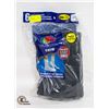 Image 1 : BLACK CREW SOCKS 12-16 SIZE 6-PACK FRUIT OF LOOM