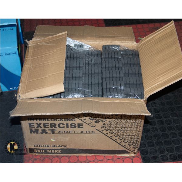 CASE OF YES4ALL 36 1FT X FT INTERLOCKING MATS