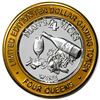 Image 1 : .999 Silver Four Queens Casino Hotel Las Vegas $10 Limited Edition Gaming Token