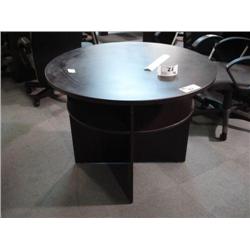 Walnut Round Conference Table