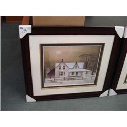Framed Print " Winter Sun" By A.j. Casson