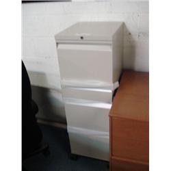 Teknion Metal 4 Drawer Mobile Filing Cabinet