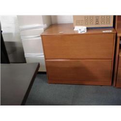 Oak 2 Drawer Filing Cabinet