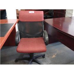 Rust/mesh Cloth Gaslift Chair