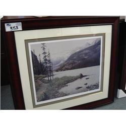 Framed Print  mountain Trail, Lake Louise  By