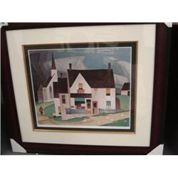 Framed Print  country Store  By A.j. Casson