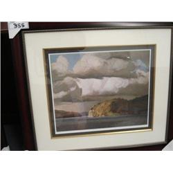 Framed Print  october Storm Clouds  By A.j. Casson