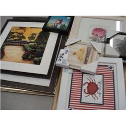 Lot Of Misc. Framed Prints