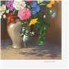 Image 2 : Edward Glafke "Table Bouquet" Limited Edition Serigraph on Paper