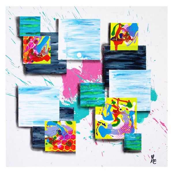 George Marlowe "Squares" Original Acrylic on Canvas