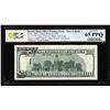 Image 1 : 1996 $100 Federal Reserve Note Partial Offset  Error PCGS Gem Unc 65PPQ Repeater Serial