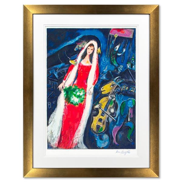 Chagall (1887-1985) "Maries Au Village" Limited Edition Serigraph on Paper