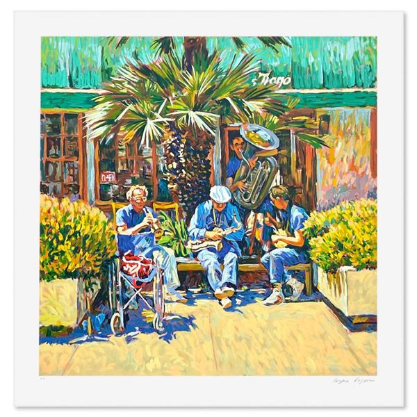 Eugene Kaspin "The Afternoon Jazz" Limited Edition Serigraph on Paper