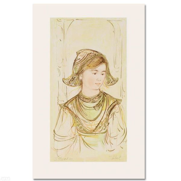 Edna Hibel (1917-2014) "Helen" Limited Edition Lithograph on Paper