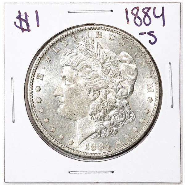 1884-S $1 Morgan Silver Dollar Coin