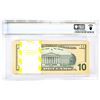 Image 2 : Pack of 2017A $10 Federal Reserve STAR Notes New York Fr.2045-B* PCGS Gem UNC 66PPQ