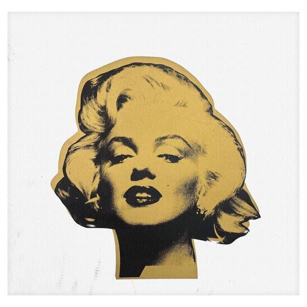 Steve Kaufman (1960-2010) "Marilyn Monroe" Limited Edition Mixed Media on Canvas
