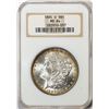 Image 1 : 1884-O $1 Morgan Silver Dollar Coin NGC MS64 Nice Toning Old Fatty Holder