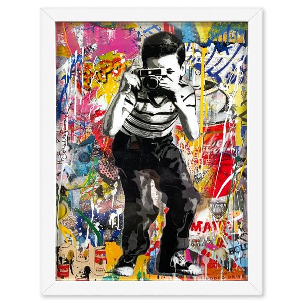 Mr. Brainwash "Smile" Print Lithograph on Paper