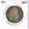 Image 1 : 1827 Capped Bust Half Dollar Coin Nice Toning