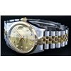 Image 9 : Rolex Mens Two Tone Champagne Diamond Datejust Wristwatch