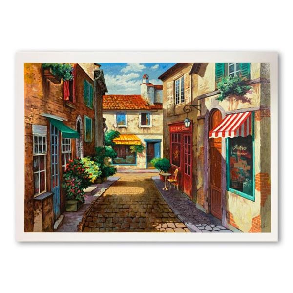 Anatoly Metlan "Down the Street" Limited Edition Serigraph on Paper