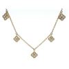 Image 2 : 14KT Yellow Gold 0.51 ctw Diamond Necklace