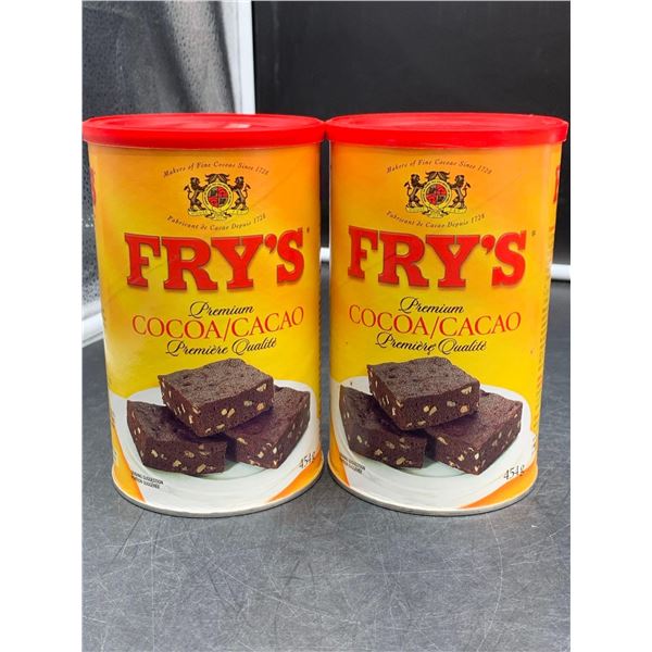 FRY'S cocoa powder, 2x 454g
