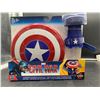 Image 1 : Marvel Avengers Captain America Magnetic Shield and Gauntlet, Kids Super Hero Costumes, for 5 Year O