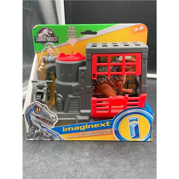 Fishers-Price Imaginext Jurassic World Dinosaur Stygimoloch & Owen