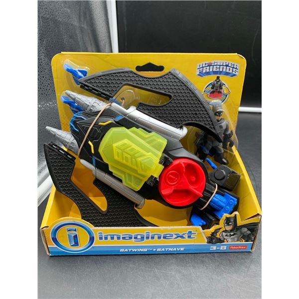 Fisher-Price Imaginext DC Super Friends Batwing Vehicle & Batman Figure