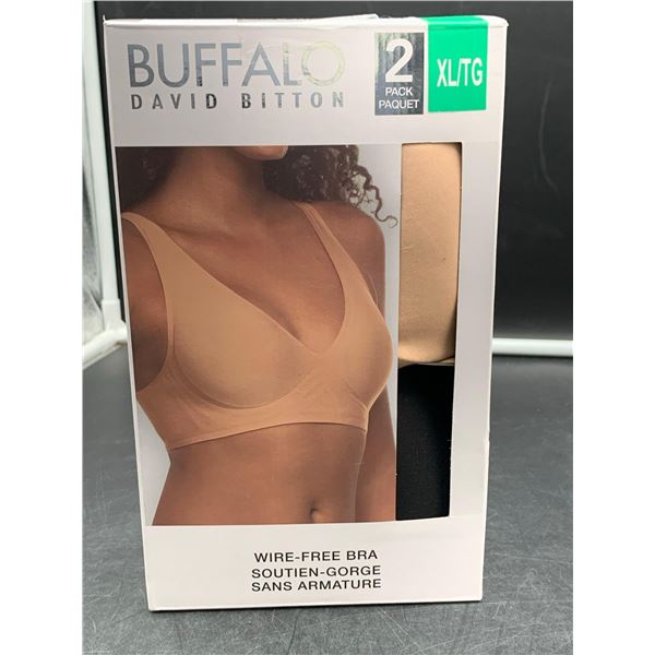 Buffalo David Bitton Wire-Free Bras 2pack Size: XL/TG