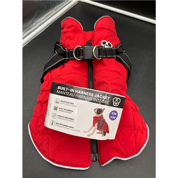 South Paw Built-In Harness Jacket For Dogs Size: S/M