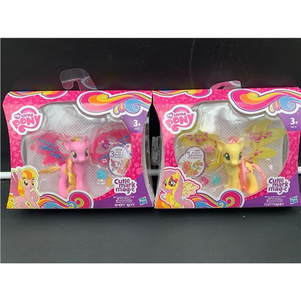 Hashbro My Little Pony - Cutie Mark Magic, Honey Ray & Fluttershy Lot of 2