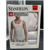 Image 1 : Stanfield's Athletic Tanks - 100% Combed Cotton 4pack Size: M/M