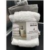 Image 1 : Serene Home Hand Towels 100% Cotton 4pc
