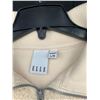 Image 3 : Elle White Half Zip Collard Sweater Size: L/G