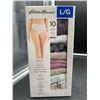 Image 1 : Eddie Bauer Soft Cotton  Multi Color Women's Hi-Cut Underwear 10pc Size: L/G
