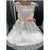 Image 1 : Jona Michelle White & PInk Little Girls Dress  Size: 6
