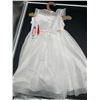 Image 2 : Jona Michelle White & PInk Little Girls Dress  Size: 6